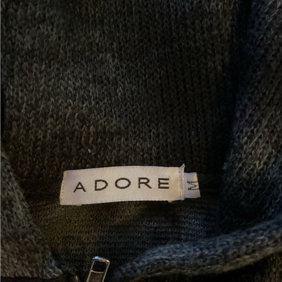 Adore Black Knit Sweater -SZ M - Picture 3 of 4